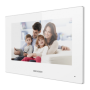 Monitor videointerfon TCP/IP Wireless, Touch Screen TFT LCD 7inch , alb - HIKVISION DS-KH6320-WTE1-W