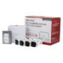 KIT 4 camere Bullet IP 2MP + NVR 4 canale, HDD 1TB - HIKVISION NK42N0H-1T(SG)