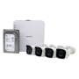 KIT 4 camere Bullet IP 2MP + NVR 4 canale, HDD 1TB - HIKVISION NK42N0H-1T(SG)