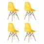 SET 4 BUC SCAUN TRULY GALBEN