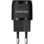 Canyon, PD 20W Input: 100V-240V, Output: 1 port charge: USB-C:PD 20W (5V3A/9V2.22A/12V1.66A) , Eu plug, Over- Voltage ,  over-he