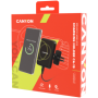 CANYON Car holder and wireless charger MegaFix, C-15, 15W, Input: USB-C: 5V/2A, 9V/3A Output: 5W, 7.5W, 10W, 15W89*65*12mm,0.195
