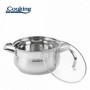 SEMIOALA INOX+CAPAC 24X13.5CM,6.1L,AMIRA