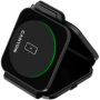 CANYON WS-305, Foldable 3in1 Wireless charger with case, touch button for Running water light, Input 9V/2A,  12V/1.5AOutput 15W/
