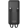 CANYON PB-1010, Power bank 10000mAh Li-pol battery with 2pcs Build-in Cable,  Input:  TYPE-C:  5V3A/9V2A  18WMicro USB: 5V2A/9V2