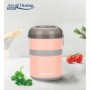 CASEROLA TERMICA DUBLA 920 ML, LOCA, ROZ