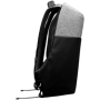 Anti-theft backpack for 15.6"-17" laptop, material 900D glued polyester and 600D polyester, black/dark gray, USB cable length0.6