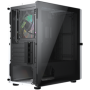 COUGAR | Purity RGB White | PC Case | Mini Tower / TG Front Panel with ARGB strip / 1 x ARGB Fan / 3mm TG Left Panel